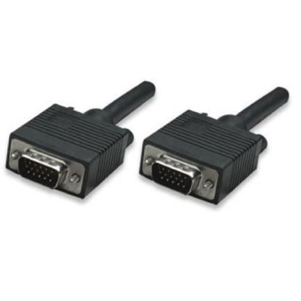 Cable Manhattan SVGA 8mm HD15 M-M 11m Color Negro