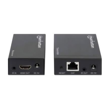 Extensor Manhattan Video HDMI sobre Ethernet Vía Cat 6 1080p 50m Color Negro