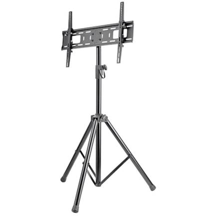 Soporte TV Manhattan 37" a 70" Piso C/Trípode Ajusto Vertical Color Negro