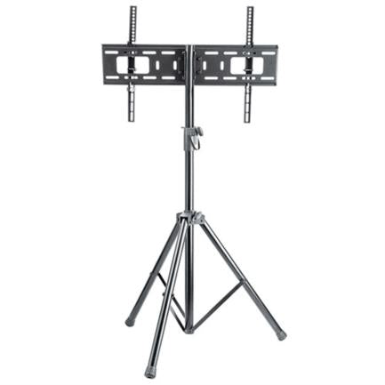 Soporte TV Manhattan 37" a 70" Piso C/Trípode Ajusto Vertical Color Negro