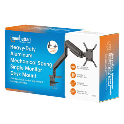 Soporte Monitor Manhattan p/1 Monitor 17 a 49 Escritorio pistón