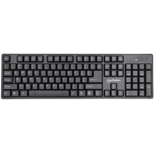 Teclado y mouse Manhattan optico inalambrico combo
