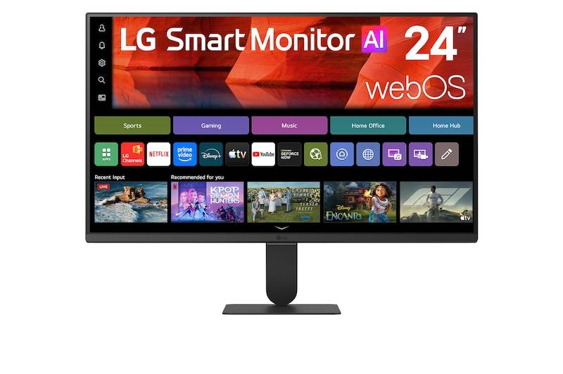 Monitor LCD inteligente LG 24U511SB-B 24.0" (61.0cm) Clase Full HD - 16:9 - 24" (61cm) Viewable - Tecnología conmutación en el mismo plano (In-plane Switching, IPS) - 1920 x 1080 - Altavoces - HDMI