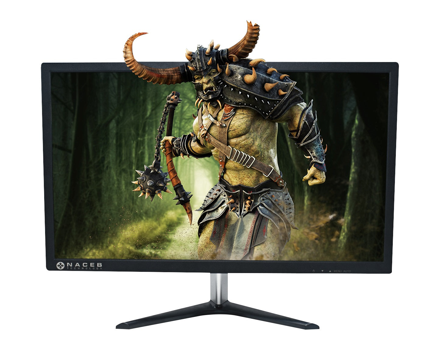Monitor LCD Naceb NA-628 22" (55.9cm) Clase Full HD - 16:9 - Negro - 21.5" (54.6cm) Viewable - LED Retroiluminación - 1920 x 1080 - 200cd/m² - 2ms - 60Hz Frecuencia de actualización - VGA