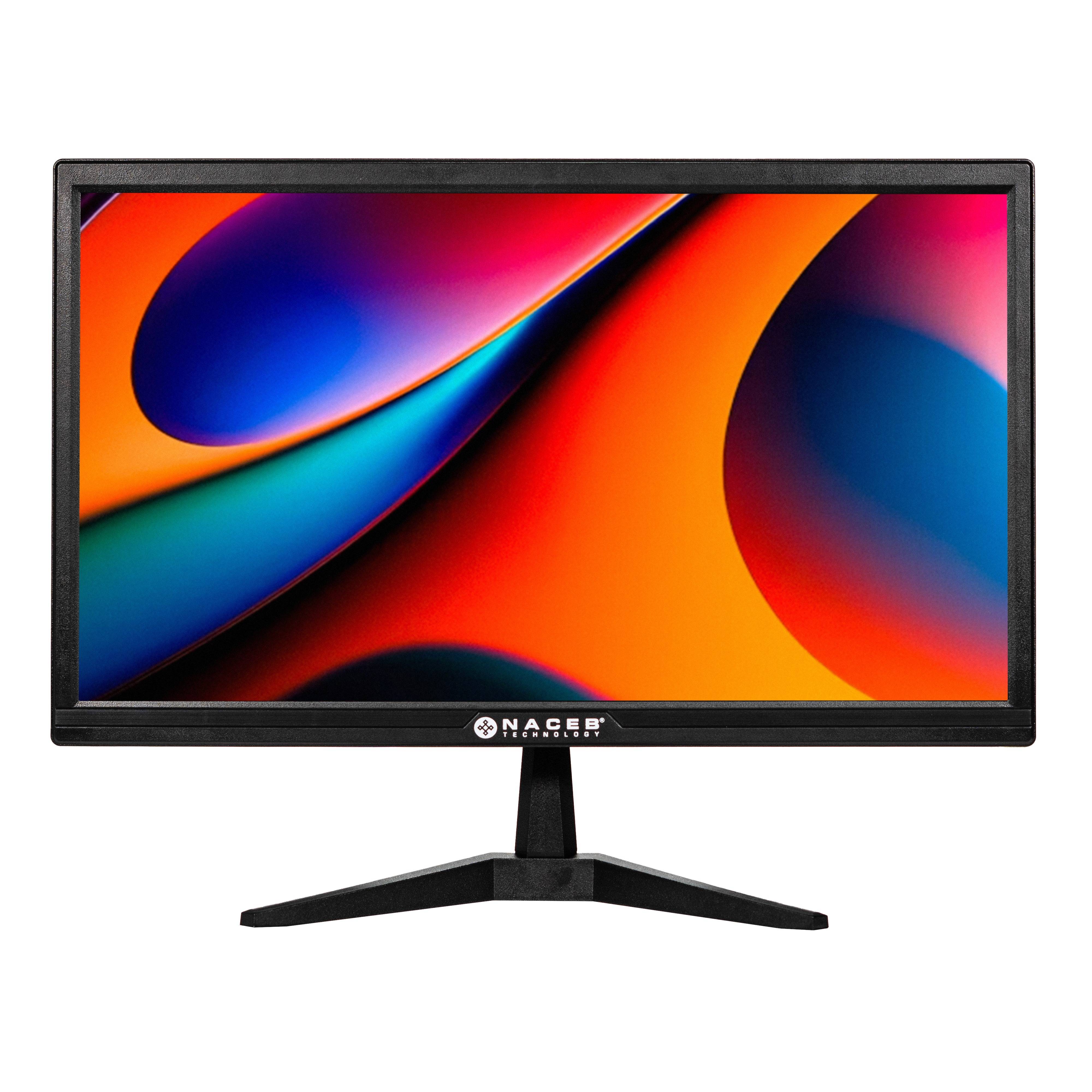 Monitor LCD Naceb NA-0504 20" (50.8cm) Clase HD+ - 19.5" (49.5cm) Viewable - 1600 x 900 - 75Hz Frecuencia de actualización
