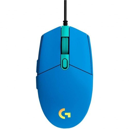 Ratón de juego Logitech G203 - USB - 6 Botón(es) - Azul - 4 - Cable - 8000 dpi