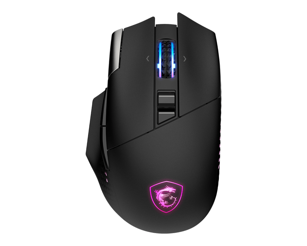 Mouse Inalámbrico Gamer MSI Versa Pro Wireless 26000 dpi RF Wireless/Bluetooth/USB-C Negro
