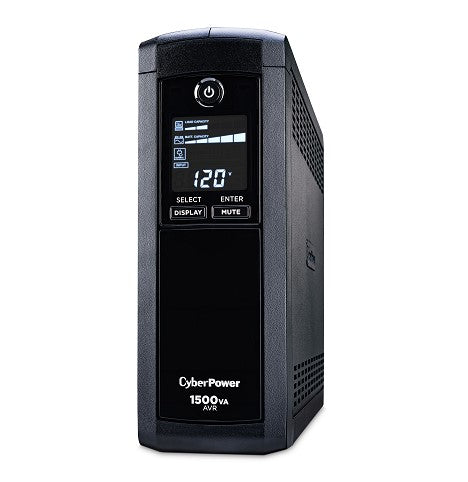 UPS Linea interactiva Cyberpower CP1500AVRLCDA 1500VA/900W LCD AVR.Torre