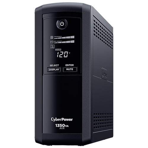 NOBREAK UPS CYBERPOWER CP1350 1350VA/810W, LCD, AVR, SAI de línea interactiva