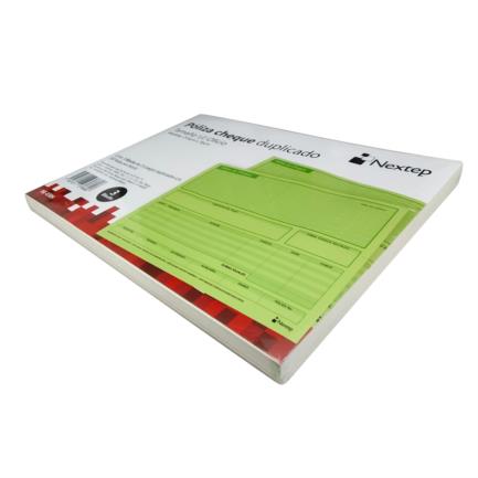 Poliza Cheque Nextep 1/2 Oficio 3 Blocks 25 Juegos Duplicados CU