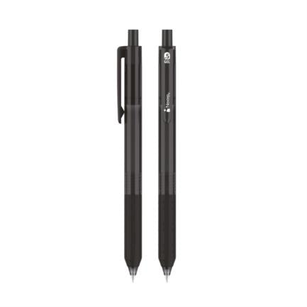 Boligrafo Nextep Gel Retractil Silencioso Fino 0.5mm Negro C/6