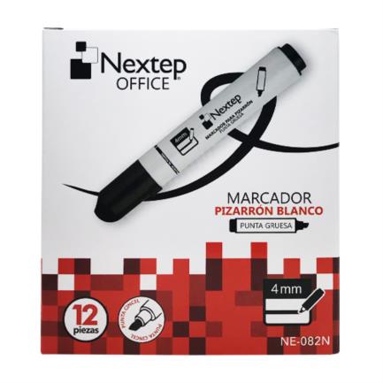 Bundle Marcador Nextep para Pizarron Blanco Negro C/12 Cont. 2 Piezas