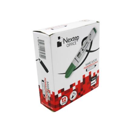 Bundle Marcador Nextep para Pizarron Blanco Verde C/12 Cont. 2 Piezas