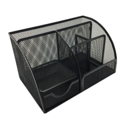 Bundle Organizador Nextep Malla Metalica 7 Secciones Negro Cont. 2 Piezas