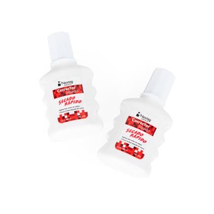 Corrector Líquido Nextep Botella 20ml C/12 Piezas