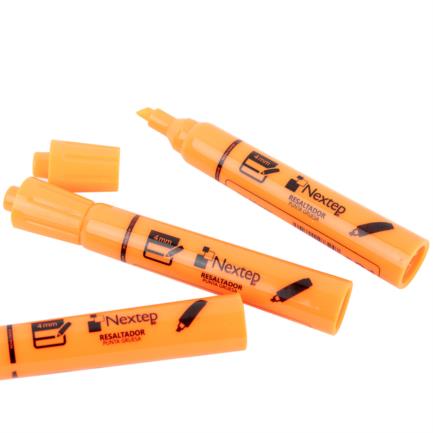 Marcador Nextep Resaltador Color Naranja C/12 Pzas