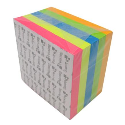 Notas Adhesivas Nextep 3x3 Neón 5 Bloques 500 Hojas