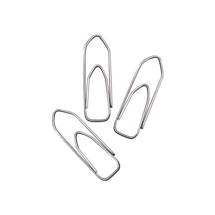 Clip Nextep Rectangular Niquelado #2 28mm C/10 100 Clips c/u