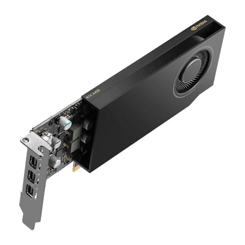 Tarjeta de Video PNY Pro NVIDIA RTX A400 4GB Low Profile Single Fan GDDR6 PCIe 4.0 4xMini DisplayPort