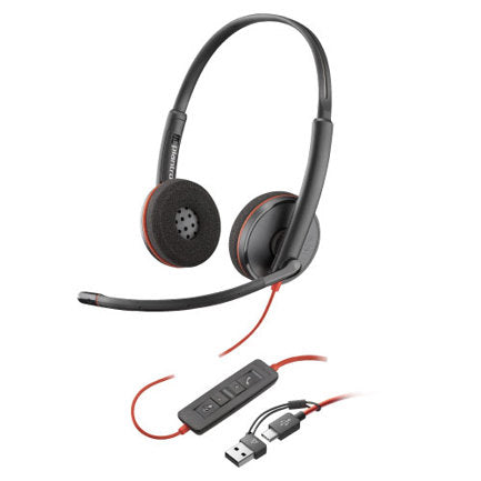 AURICULARES Poly BW 3220 USB-C HS USB-C/A (Bulk)