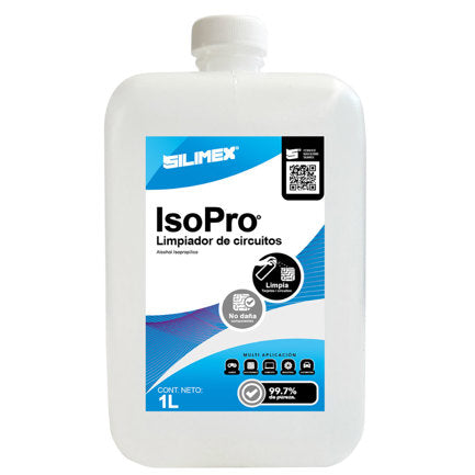 ALCOHOL ISOPROPÍLICO AL 99.7% SILIMEX ISO PRO 1LT