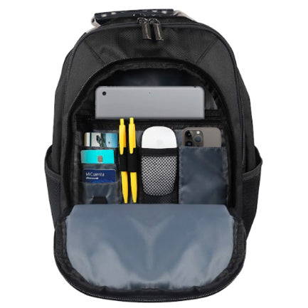 Mochila Swissmobility OLTEN 17 3 cierres principales y bolsillo frontal porta botellas color negro