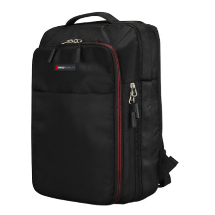 Mochila Swissmobility JACK 17 2 cierres principales expansión porta calzado y bebidas incluidos doble asa Color negro