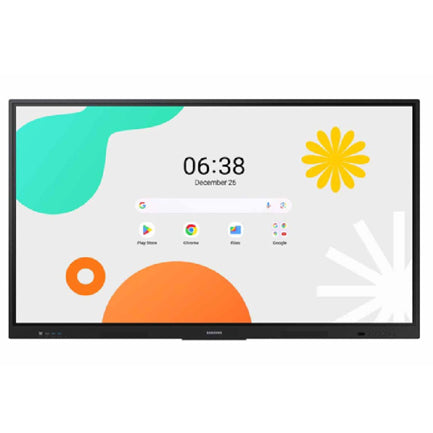 Pantalla Samsung E Board WAF 75" Interactiva 40 Multi Touch Android OS 14 UHD Resolución 3840x2160 350 Nits