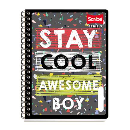 Cuaderno Scribe Espiral Doble Profesional Serie III-D Raya 100 Hojas