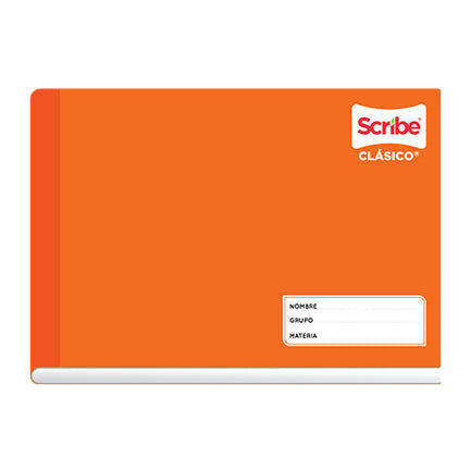 CUADERNO SCRIBE ITALIANA BLANCO 100 HJS pasta semirigida