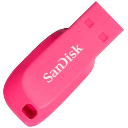 Memoria USB SanDisk Flash Cruzer Blade 16GB USB 2.0 Color Rosa SDCZ50C-016G-B35PE