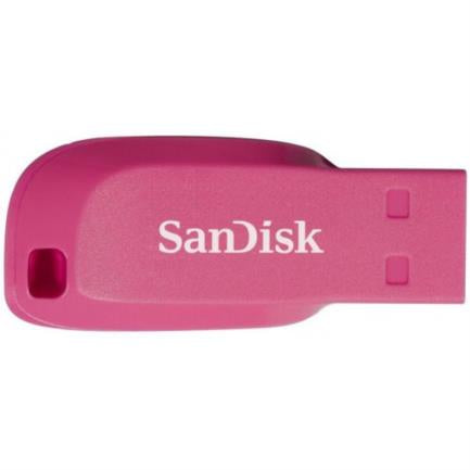 Memoria USB SanDisk Flash Cruzer Blade 16GB USB 2.0 Color Rosa SDCZ50C-016G-B35PE