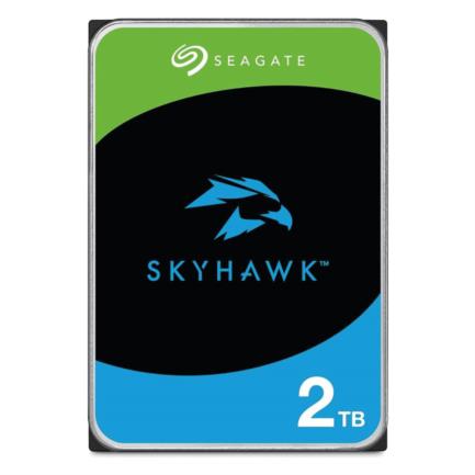Disco Duro Interno Seagate SkyHawk 2TB 3.5" 5400RPM SATA lll 6Gbit/s Cache 256MB 1-8 Bahias para Videovigilancia