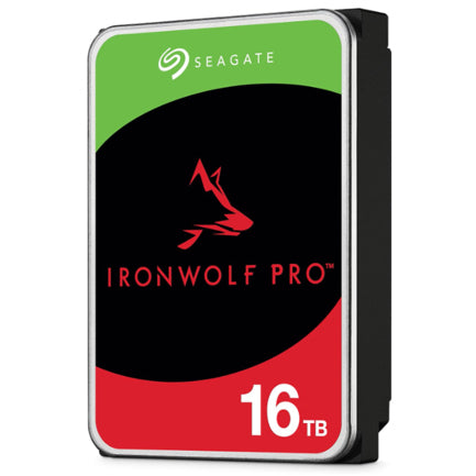 Disco Duro Interno Seagate IronWolf PRO NAS 16TB 3.5 7200 RPM SATA III Caché 256MB