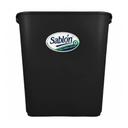 Cesto Jumbo Sablon Color Negro 8025 Con Asas