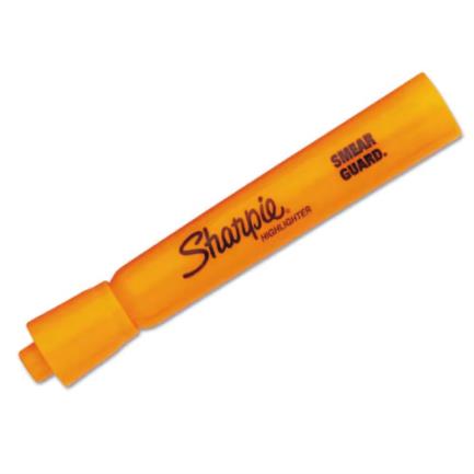 Resaltador Sharpie Tank Color Naranja c/12 piezas