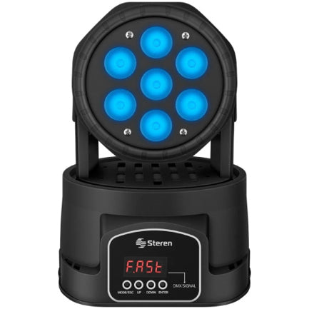 MINI CABEZA MOVIL STEREN LED DMX