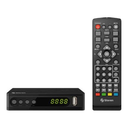 Decodificador de TV Steren Digital Alta Definición para Canales HD