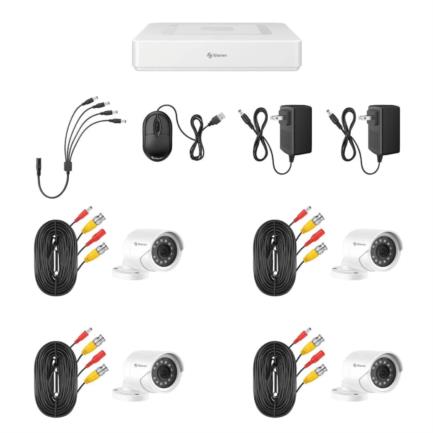 DVR de 6 Canales Steren Pentahíbrido con HDD de 1TB H.265 HDMI/VGA/USB Color Blanco