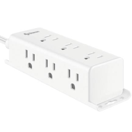 Tira Multicontacto Steren de 9 Salidas Longitud 1.1m Blanco