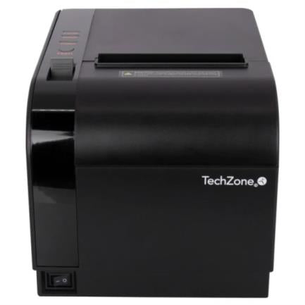 Impresora Térmica TechZone TZBE301 80mm Vel 300mm/s 203dpi USB/Serial/RJ45/RJ11 Cortador Automático 1 Año Garantía