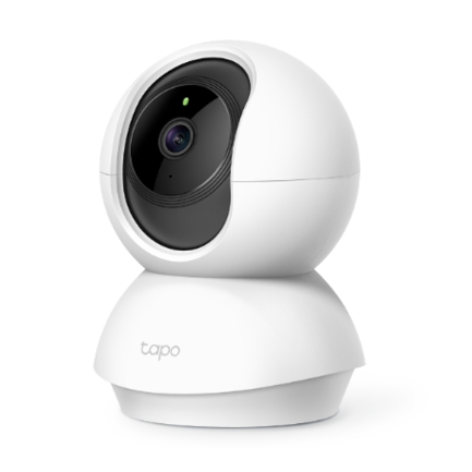 TP-Link Camara wifi de seguridad para Interior con vista 360°, resolucion de 3 MP, audio bidireccional.
