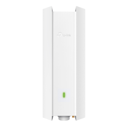 TP-Link EAP650-Outdoor Banda dual IEEE 802.11 a/b/g/n/ac/ax 3Gbit/s Punto de acceso inalámbrico - Interior/Exterior - 2.40GHz, 5GHz - Externo - Tecnología MIMO - 1 x Red (RJ-45) - Gigabit Ethernet - Montable en poste, Montaje en pared - IP67