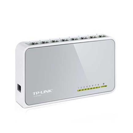 MINI SWITCH DE ESCRITORIO TP-LINK CON 8 PUERTOS FAST ETHERNE