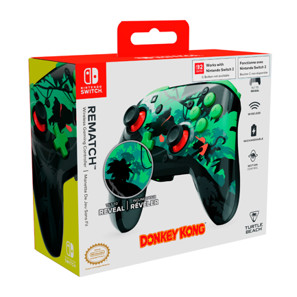 Control de Juego Inalámbrico Turtle Beach Rematch Donkey Kong para Nintendo Switch