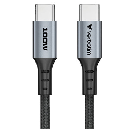Cable Verbatim de carga y sincronización USB-C a USB-C 100 W - 120cm