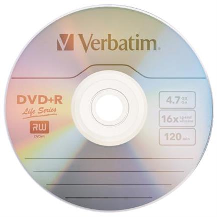 DVD-R Verbatim 4.7GB 16X C/10Pqtes