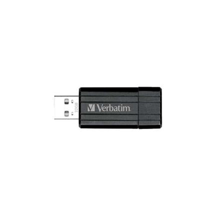 Memoria USB VERBATIM Flash 2.0 PinStripe 16GB -Negro