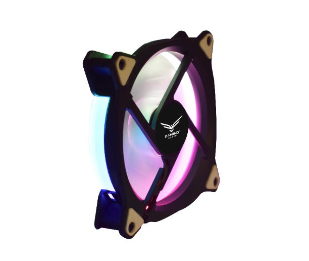 Naceb NA-0922 Ventilador - 120mm Maximum Fan Diameter - 1 x Fan(s) - 73.40m³/hora Maximum Airflow - 1200rpm - 4-clavijas, 3-clavijas - RGB LED - 3.4Año(s) Vida