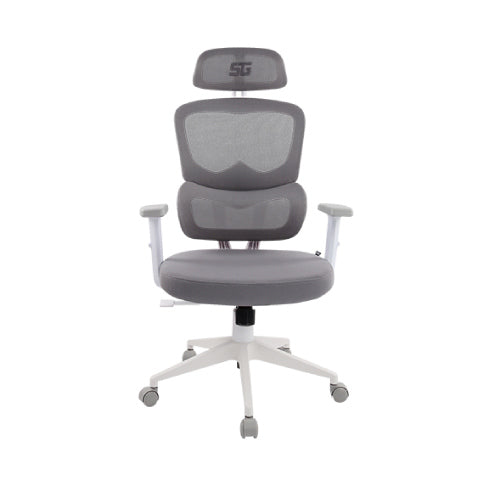 SILLA VORAGO START THE GAME CGM400 MESH / RECLINABLE / DESCANSA BRAZOS 1D / BLANCA